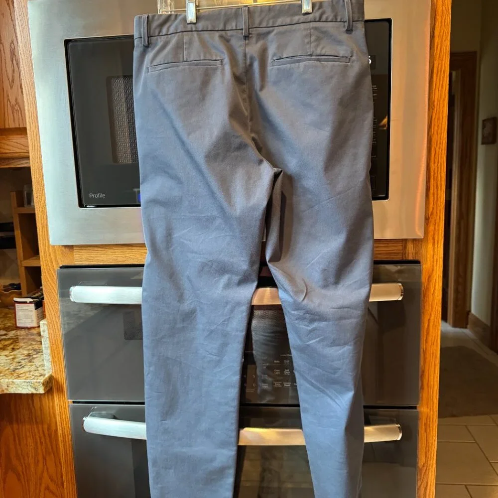 Men's Banana Republic Long Pants Slim Fit 33 x 32 Blue